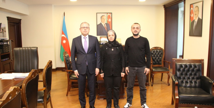 Rayon İcra Hakimiyyətinin başçısı Vətən müharibəsi şəhidi Vüsal Teymurovun ailə üzvləri ilə görüş keçirmişdir