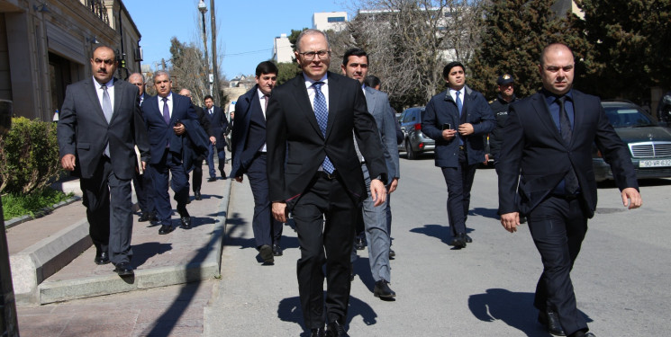 Rayon İcra Hakimiyyətinin başçısı Badamdar qəsəbəsində əraziyə baxış keçirmişdir